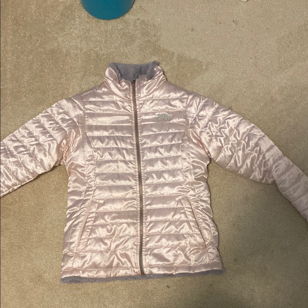 The North Face Pink Puffer Jacket